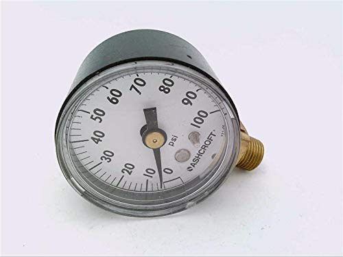 30 in Hg Vac to 30 Psi Range, -1.00% Gauge Accuracy,Compound Gauge, 1/4 in Npt,2041002291
