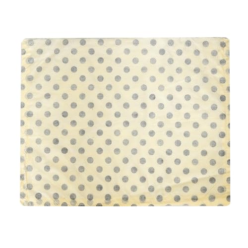 Image of Kuber Industries Non-Woven Saree Cover | Clothes Storage Bag | Single Packing Saree With Zip Closure | Wardrobe Organizer | Cloth Stoarge Organizer | Dot Design | Pack Of 12 | Cream