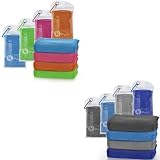U-pick 8 Packs Cooling Towel (40"x 12"),Ice Towel,Microfiber Towel,Soft Breathable Chilly Towel for