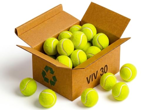 VIV 30 Pack Tennis Balls Bulk, Advanced Practice Balls Pressure