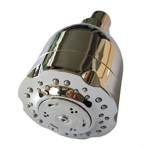 4 Inch High Pressure Shower Head, ABS Adjustable Showerhead, Overhead Rainfall Shower Set 3 Functions Small Shower