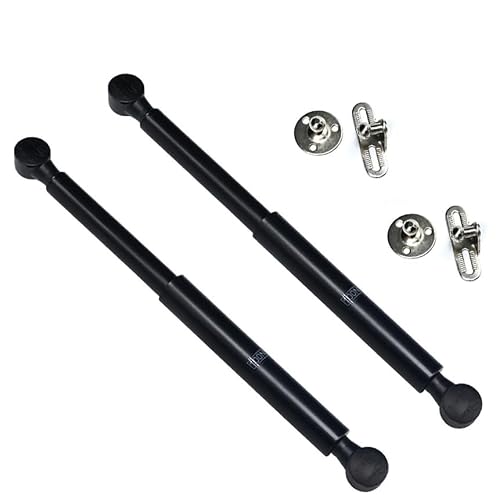 Opfdfhdfh Black Pneumatic-Hydraulic Props, 4 Pcs Gas Shocks Struts Soft Open Lid Hinge Strut Support Stay Hydraulic Arm For Bar Kitchen Cupboard Toy Box Hinges, Cabinet(,B 100N)