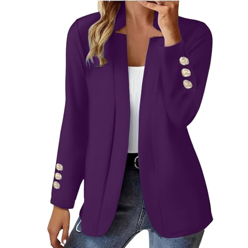 Manteau couleur unie structure ajustée veste tailleur femme luxe