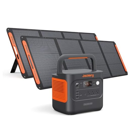 Jackery Solar Generator 2000 v2 with 2x200W Solar Panels, 2042Wh/2200W LiFePo4 Portable Power Station, 20ms UPS Home Backup, USB-C PD 100W Fast Charging for Power Outages, Emergencies, Camping & RVing
