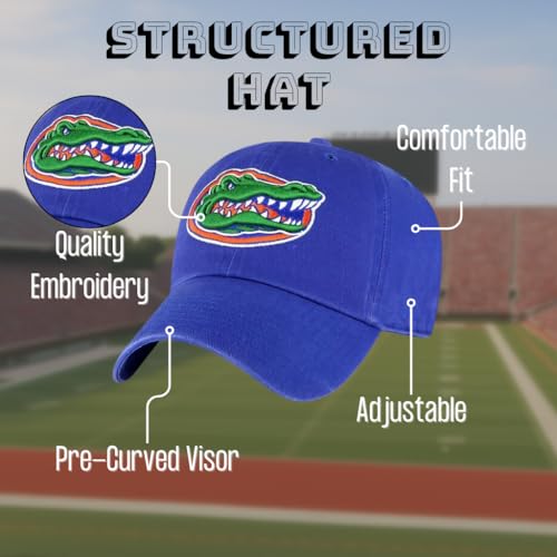 Gorra ajustable clásica con logo del equipo Gators miniatura 5