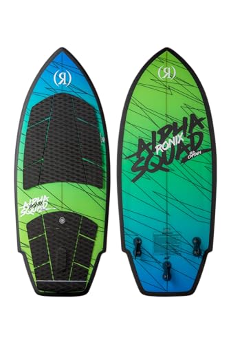 Ronix Wakesurf - Kid's Standard Core - Alpha Squad - Skimmer - Blue / Green Fade - 4'2