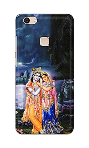 Image of Printed Hard Back Cover Case for Vivo V7+ | Vivo V7 Plus | Vivo Z10 Back Cover (Radha Krishna) -1803