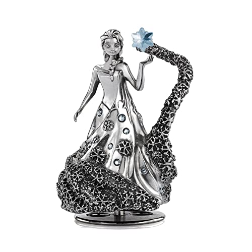 Royal Selangor Hand Finished Disney Music Carousels Collection Pewter Limited Edition Elsa Music Carousel