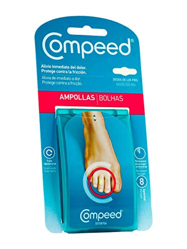 Compeed ampollas para los dedos de los pies 8 parches