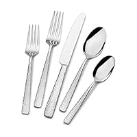 Mikasa, Oliver Gleam Flatware Service for 12, 65 Piece Set, 18/10 Stainless Steel, Silverware Set with Serving Utensils
