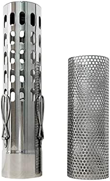 FIREHIKING 2.36" Spark Arrestor Stove Pipe with Filter Chimney Cap Screen for Camping Exhaust