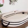 Baby Changing Basket for Baby – Boho Nursery Décor – Changing Table Topper Natural for Dresser – Moses Changing Basket…