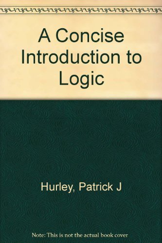 A Concise Introduction to Logic 0534520073 Book Cover