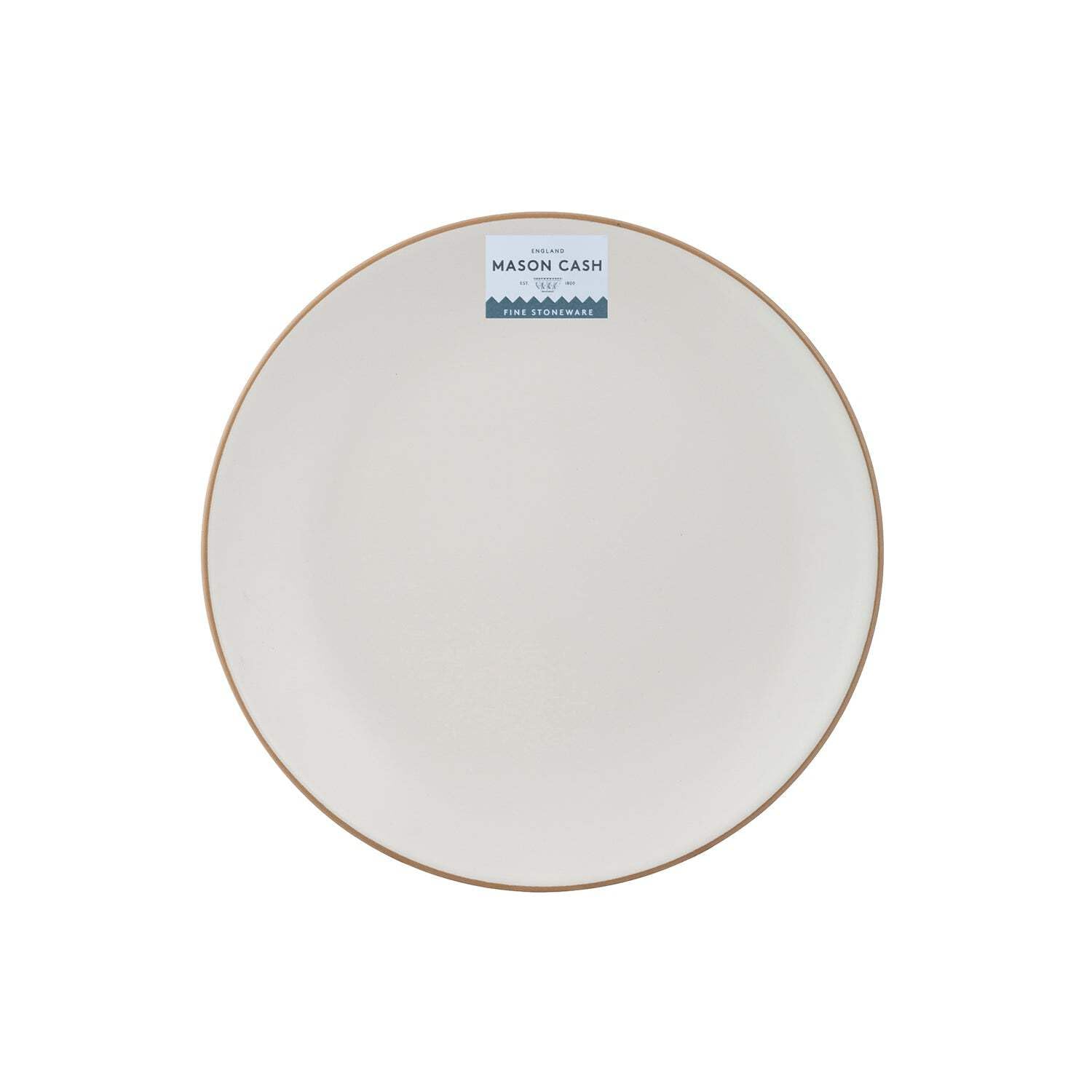 Mason Cash Classic Collection Fine Durable Stoneware Cream Side Plate 20.5cm, 20.5 x 20.5 x 2.5 cm 2001.901