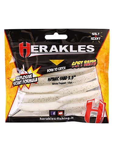Herakles ISPANIC SHAD 3,5'' White Pepper