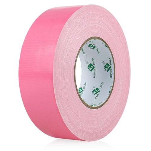 Image of BOMEI PACK Yellow Duct Tape, Heavy Duty Strong Waterproof Industrial Color Duct Tape 9.0mil x 1.88inch x 60yds for Packing and Repairing