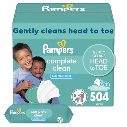 Image of pampers baby fresh baby wipes 504 ct OLD