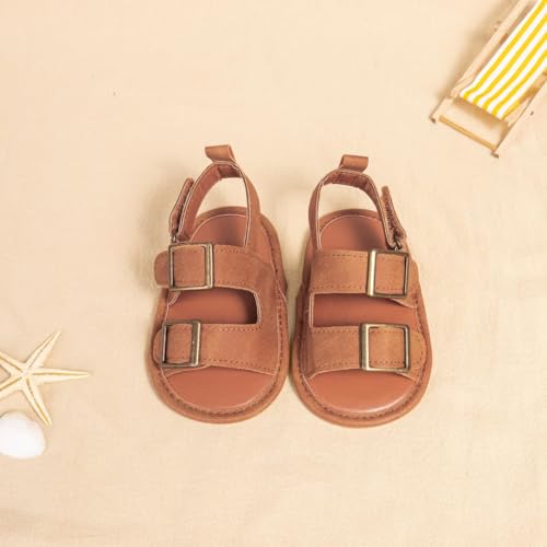 Image of CENCIRILY Infant Baby Boys Girls Summer Beach Sandals Anti-slip Rubber Soft Sole Lightweight Breathable Athletic Toddler First Walking Shoes