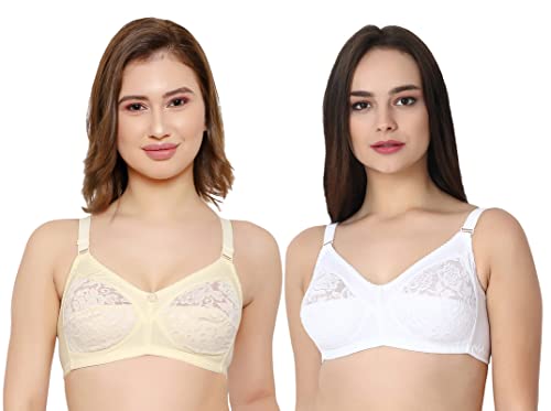 Image of Women Net Non-Padded Wire Free Regular Bra