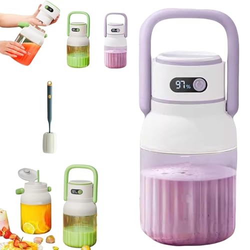 Juicepro Max Vegetable Fruit Blender, 2025 New Juicepro Max Portable Juicer Blender, 1000ml Large Capacity Mixer, 2 In 1 Dual-Mode Juicer, 12 Stainless Steel Blades Easy To Clean (Purple)