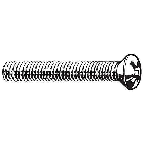 M6-1.0 x 20 mm. Oval Head Phillips Machine Screw, 100 pk.
