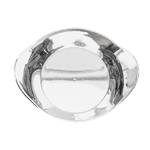 Container Für Häppchen Schüsselohren 30 Ml. 8X2 Cm Silberfarben Ps - 500 Un.