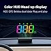 BLLYOGU GPS Head Up Display - Windshield Speedometer Projector HUD for All Car Models