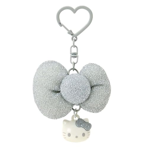サンリオ(SANRIO) リボンキーホルダー（I Love Hello Kitty） ハローキティ シルバー 422274