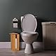 Relaxdays Toilettenpapier Aufbewahrung, 4 Rollen, Bambus, HxBxT: 40,5 x 15 x 15 cm, Reserverollenhalter stehend, Natur