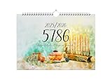 Jüdischer Wandkalender | 5786 (2025-2026) (Deutsch)