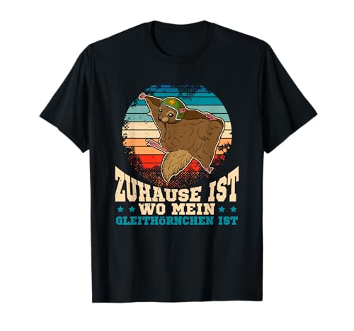 Gleithörnchen Flughörnchen Pteromyini Süße Haustier T-Shirt