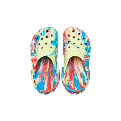 Image of Crocs Unisex-Adult Classic Marble Clogs (Multicolor)