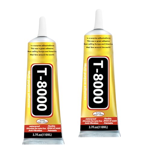 AEIXYA 2 Piezas Pegamento Pantalla Movil - Pegamento para Zapatos Textil Modelismo Cristal, Pegamento Decoracion Funda Movil, Glue Aplicable para Computadoras Cámaras Metal Textiles Papel