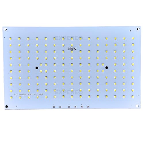 Image of 150 Watt LED MCPCB || High Lumen LED || 140 Lumen Per Watt - Colour: White - 6500 K || Life Span: 50000 Hrs || PCB Size - 214 x 129 mm - Pack of 1