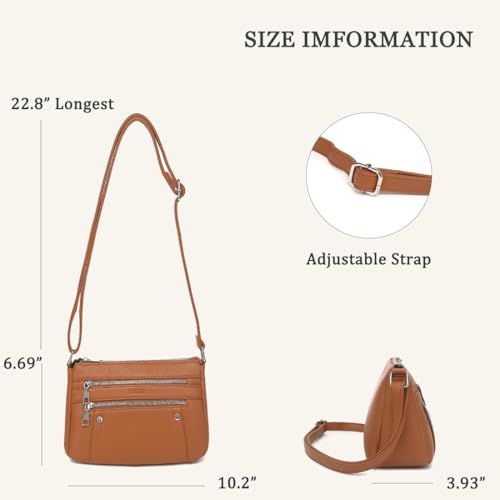 LOXOMU Clear Purse for Women Small Crossbody Bag 5