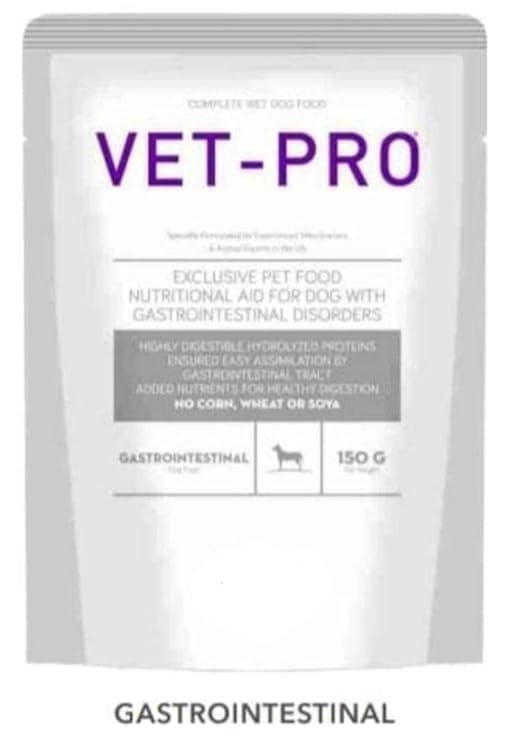 Vet Pro Gastrointestinal Wet Dog Food for Sensitive Stomach, 150g x 15 Packets (B0DCTY4YHP) Amazon Price History, Amazon Price Tracker