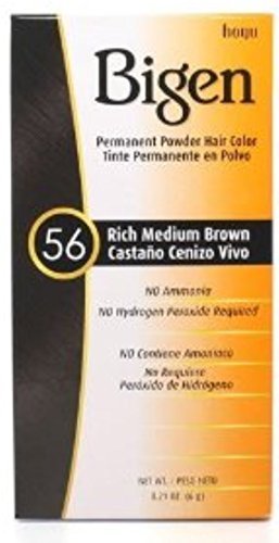 Bigen Permanent Powder Hair Color 56 Medium Brown 1 Ea (Pack Of 5) #TOP13