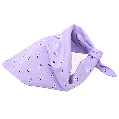 JZTRADE Bandana roja Bandanas Cachorro Regalos Pet Bandana Triángulo Bandana Perro Gato Bandana Mascotas Bufanda Pañuelo Rojo. Perro Bandana Bandana de Perro Purple Cover