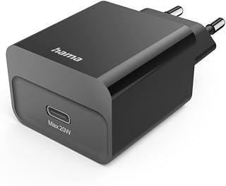 Schnellladegerät, USB-C, PD, 20 W, Schwarz