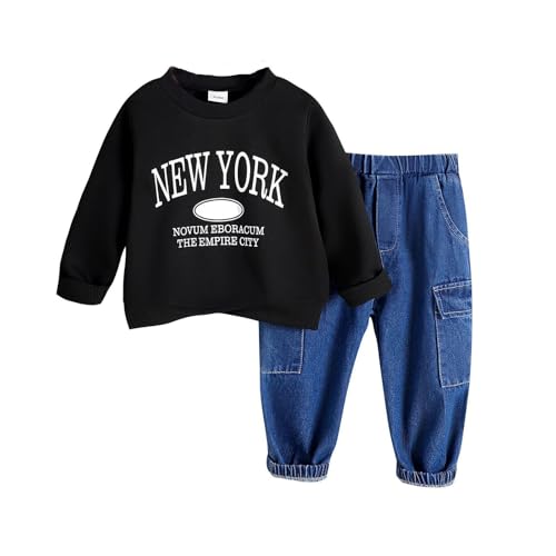 Pyjama enfant hiver polaire manche longue sweatshirt pantalon bébé garçon fille 9 mois
