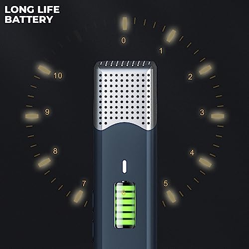 Image of Professional Grade SX-960 Wireless Mic for Type C Smartphones and iPhone Collar Microphone for YouTube Voice Recording Live Videos Reels Vlog ASMR Podcast Interview (Blue, ABS Body)