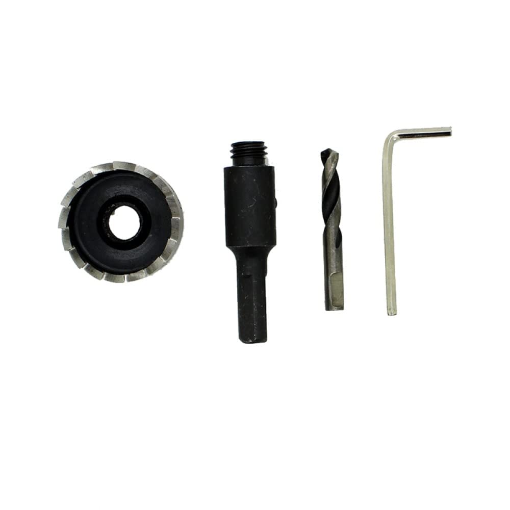 Juego de brocas de sierra de agujero de 10 piezas, juego de brocas de acero HSS, herramienta para madera, metal, aleación de madera, 12-40 mm, negro
