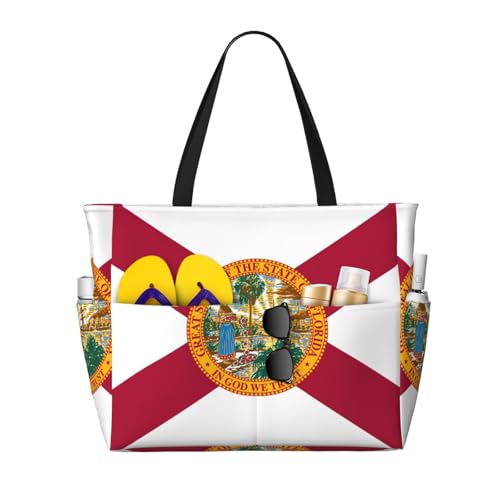 Sac fourre-tout de plage tendance haut de gamme Floride