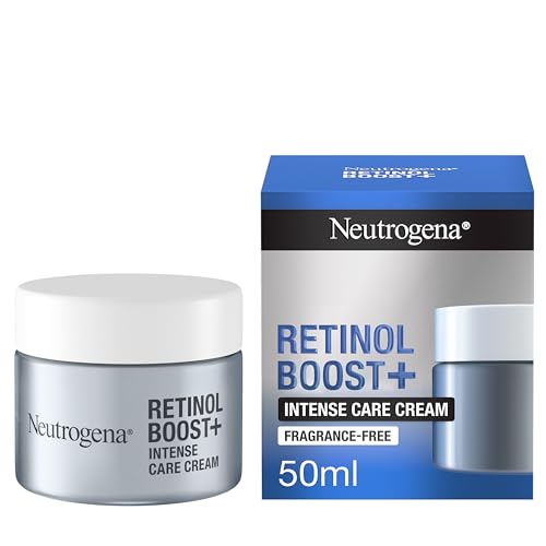 Neutrogena Retinol Boost+ Intense Care Cream (1 x 50ml), Face Cream with Retinol and Hyaluronic Acid