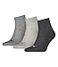 PUMA unisex Quarter Sportsocken Kurzsocken Socken 271080001 3 Paar, Farbe:Grau, Menge:3 Paar (1x 3er Pack), Größe:43-46, Artikel:-800 anthracite / light grey / middle grey