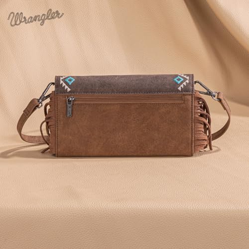 X Wrangler Small Cossbody Purses for Women Fringe Wristlet Wallet Rfid Blocking Wallets for Music Festivals4