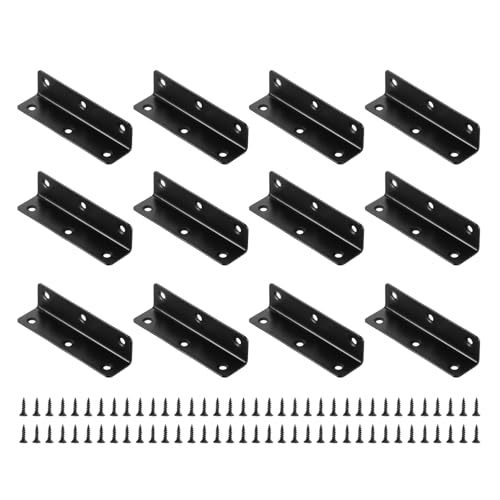 Support d'angle en L renforcé pour stabiliser les meubles en bois