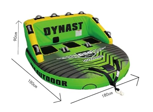 Arijapan スノーモービル トーイングチューブ 3人乗り