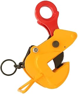 Sheet Metal Lifting Clamp, Lifting Clamp 11000Lbs/5T,0-1.6inch/40mm Jaw Opening, Industrial Steel Plate Clamp, Sheet Metal Lifting Clamp, Plate Lifting Clamp, Handling Lifting Equipment(Size:1t)