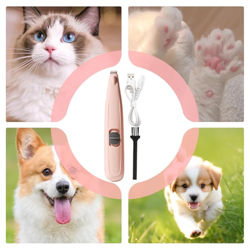 Aparador de patas de cachorro com luz LED, ferramenta de corte de patas de gatos - Aparador de pêlos